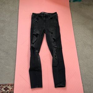 American Eagle Hi-Rise Ripped Jeggings